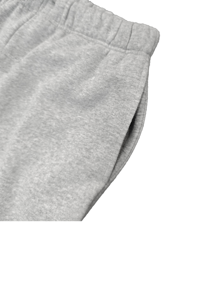 Engros varm bomullsfleece 350GSM tunge daglige gateklær rette joggebukser