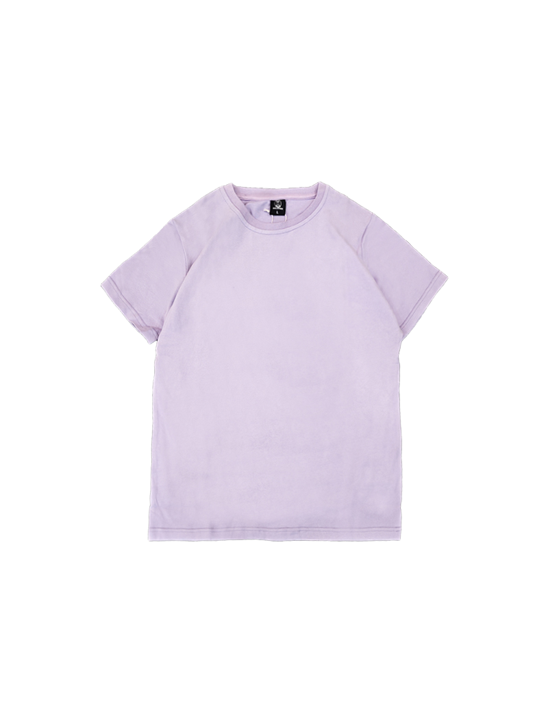 T-skjorte med rund hals og flerfarget design