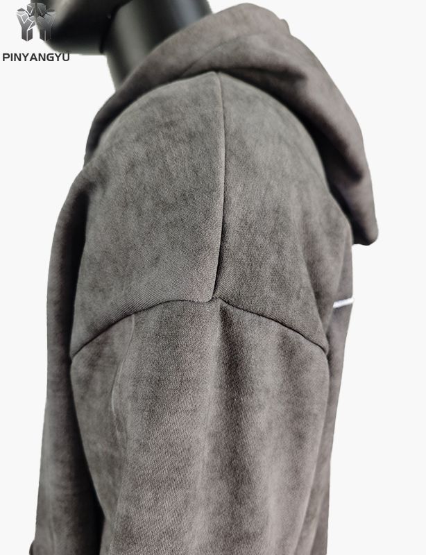 acidwash-stoff og broderilogo tilpasset