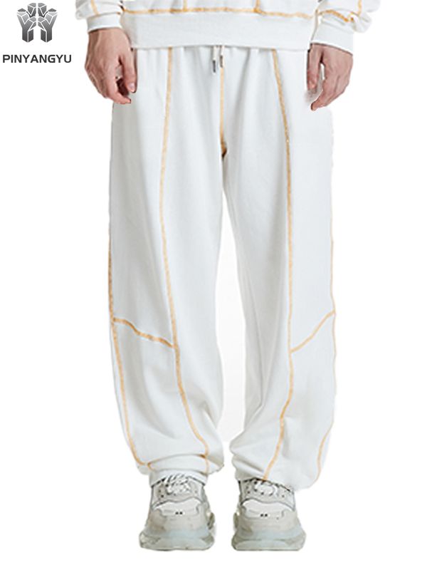 Tilpasset logo Blank Jogging Joggebukse H&oslash;ykvalitets 100% bomull Joggebukse Heavy Cotton Street French Terry Joggebukse