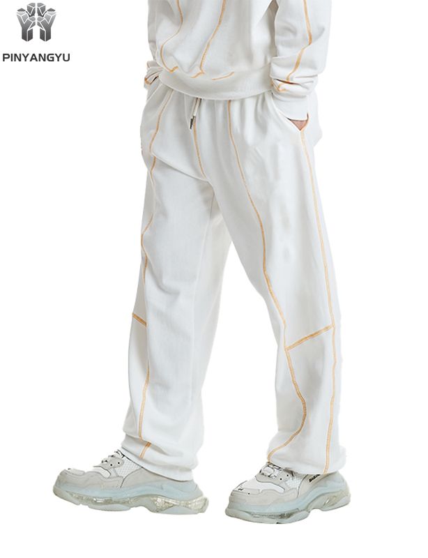 Tilpasset logo Blank Jogging Joggebukse H&oslash;ykvalitets 100% bomull Joggebukse Heavy Cotton Street French Terry Joggebukse