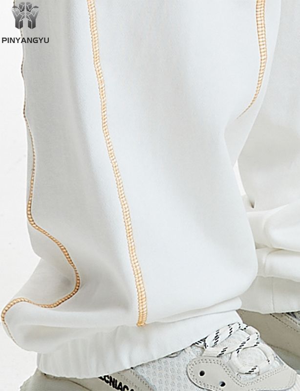 Tilpasset logo Blank Jogging Joggebukse H&oslash;ykvalitets 100% bomull Joggebukse Heavy Cotton Street French Terry Joggebukse