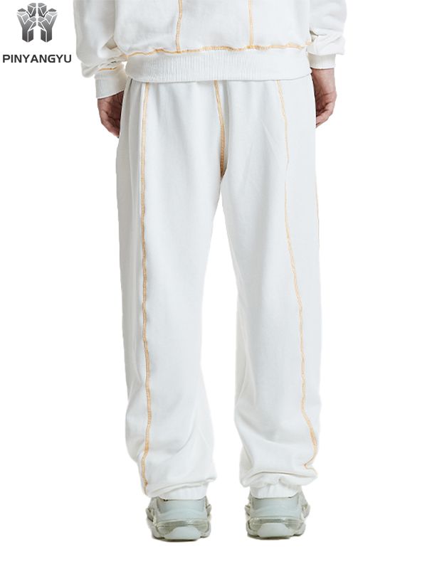 Tilpasset logo Blank Jogging Joggebukse H&oslash;ykvalitets 100% bomull Joggebukse Heavy Cotton Street French Terry Joggebukse