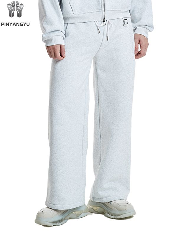 Joggebukser for menn med tilpasset logo Sportsbukser for menn joggebukser H&oslash;y kvalitet 100 % BOMULL Joggebukser