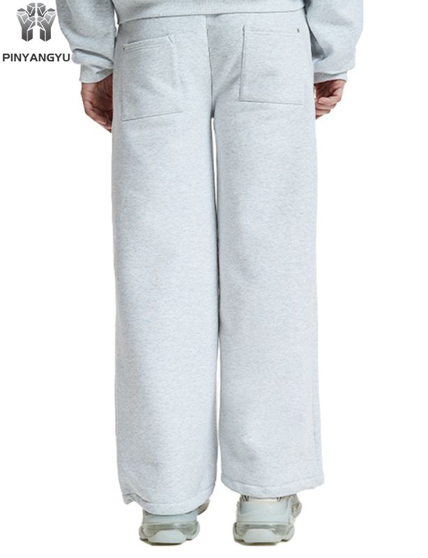 Joggebukser for menn med tilpasset logo Sportsbukser for menn joggebukser H&oslash;y kvalitet 100 % BOMULL Joggebukser