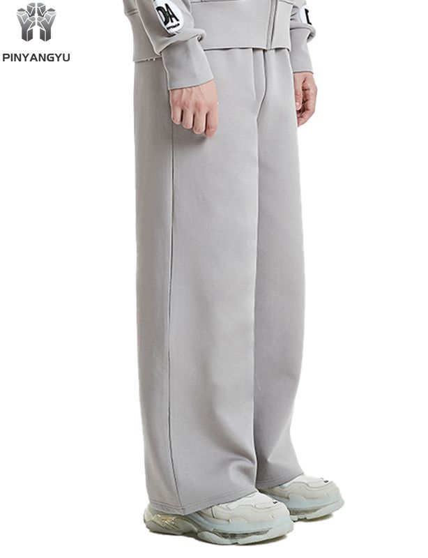 Streetwear Jogger Joggebukse med rett ben H&oslash;ykvalitets joggebukse Billig engros joggebukse for menn