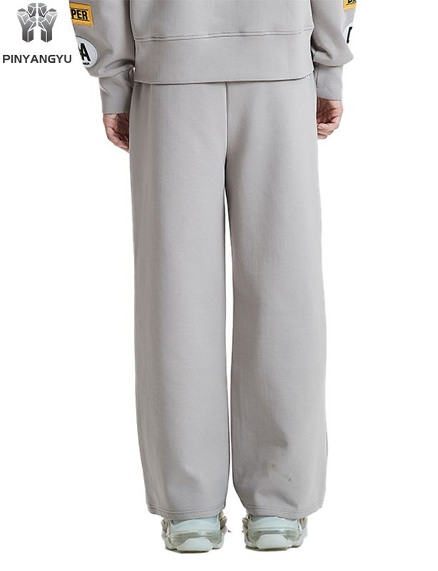 Streetwear Jogger Joggebukse med rett ben H&oslash;ykvalitets joggebukse Billig engros joggebukse for menn