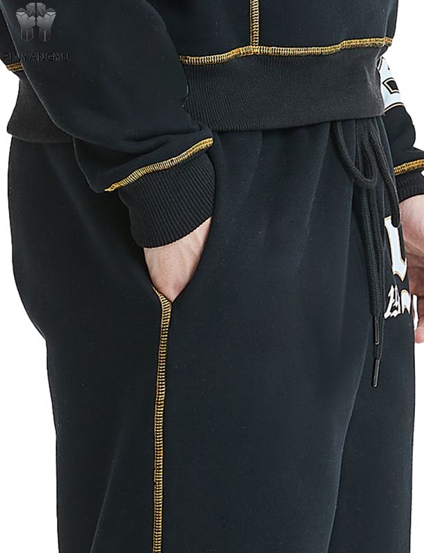 Custom Flare Bukser Herre Terry Lined Flared Joggebukser Unisex Slim Fit Heavyweight Blank Brown Jogging Flare joggebukser Herre