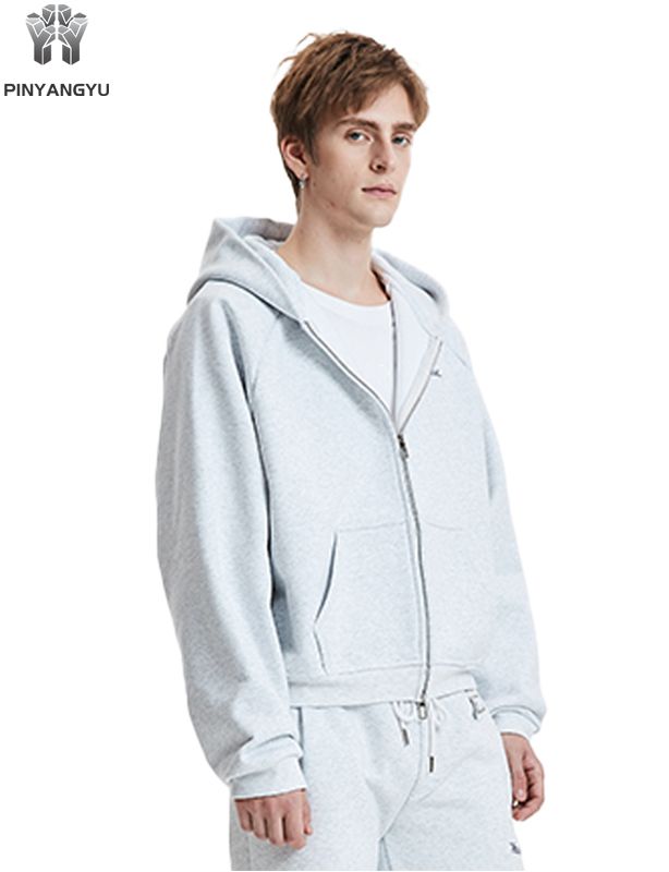 Ny tilpasset h&oslash;ykvalitets broderi Blank tungvekts overdimensjonert 400 Gsm French Terry Cotton Fleece Milj&oslash;vennlig hettegenser for menn