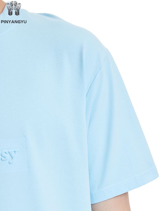 Flerfarget T-skjorte, løs og pustende, herre- og damestil kan tilpasses