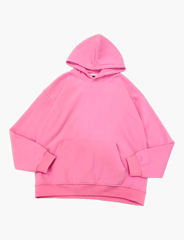 Engros Custom 400 Gsm Heavy Cotton Milj&oslash;vennlig French Terry Oversized hettegenser H&oslash;y kvalitet for brodert tilpasset logo