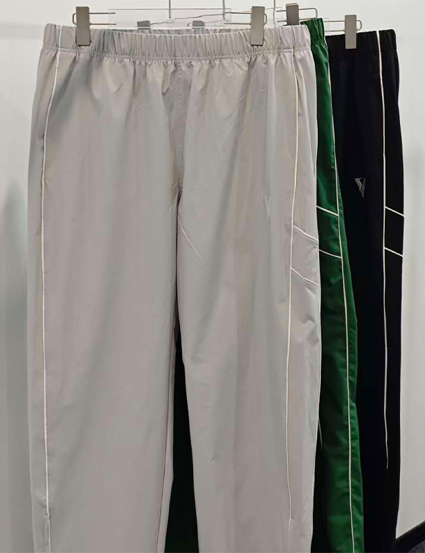 Egendefinert Casual Mid joggebukse Skjermtrykk-logobrodert Regular Fit Fleece inni Bomullsstrikket Joggerbukse for menn