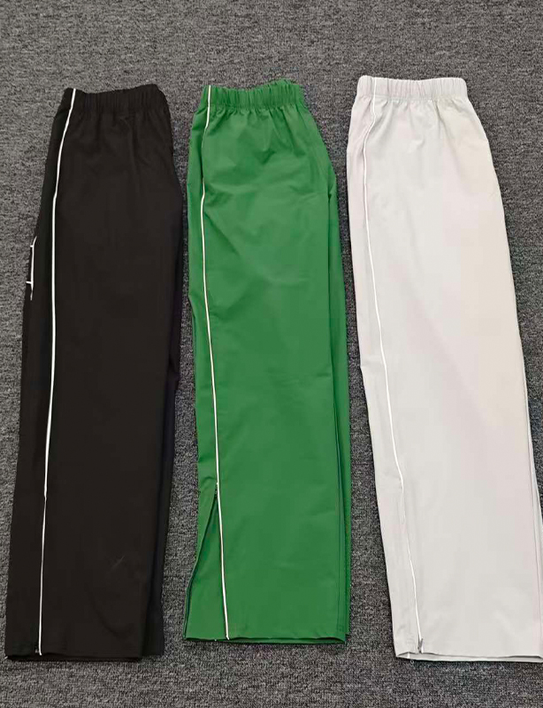 Egendefinert Casual Mid joggebukse Skjermtrykk-logobrodert Regular Fit Fleece inni Bomullsstrikket Joggerbukse for menn