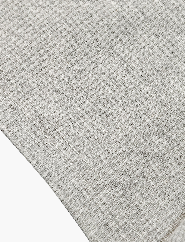 OEM Custom Streetwear T-skjorter Vaffel langermet skjorte Produsent Crop Box Fit Oversize Thermal for menn