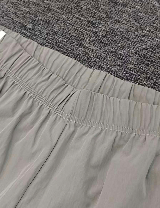 Tilpasset mote ungdomsnylon Super Baggy Flare Pregede Tungvekts joggebukser for menn Oversized print Brede joggebukser med sn&oslash;ring