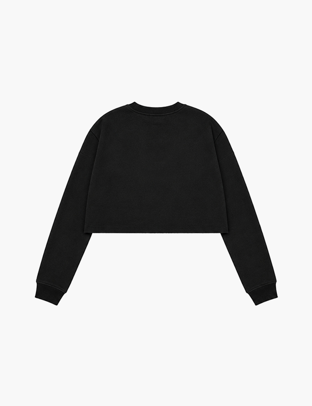 Besk&aring;rne tilpassede gensere med rund hals &ndash; Trendy langermet design med h&oslash;y fald i premium ren bomull, perfekt for lagdeling eller frittst&aring;ende Streetwear-stil